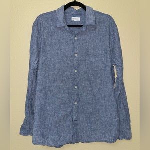 GAP Men’s Long Sleeve Button Down Shirt (XL/TG)